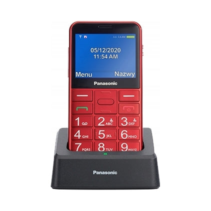 Mobile phone Panasonic KX-TU155EXBN For seniors 2,4 red