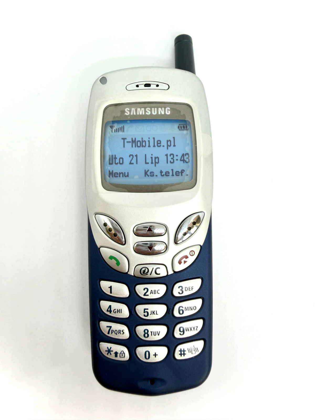 Mobile phone Samsung SGH-R210S navy blue with Starter YES