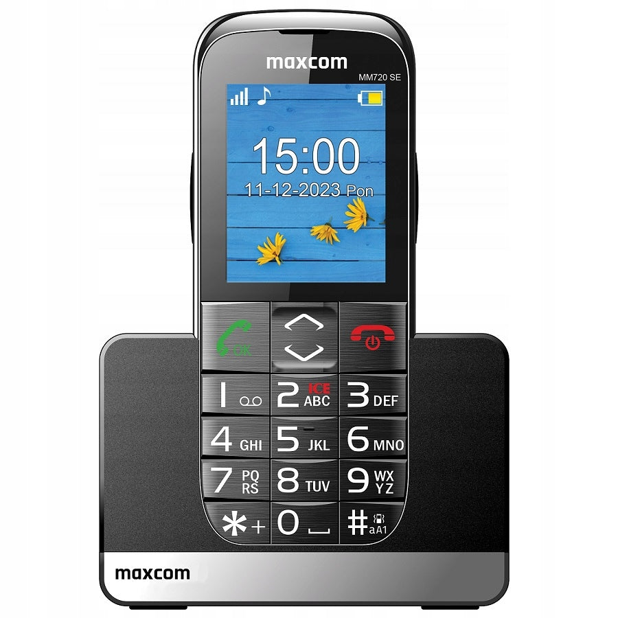 Mobile phone for senior MAXCOM MM720 Charging station