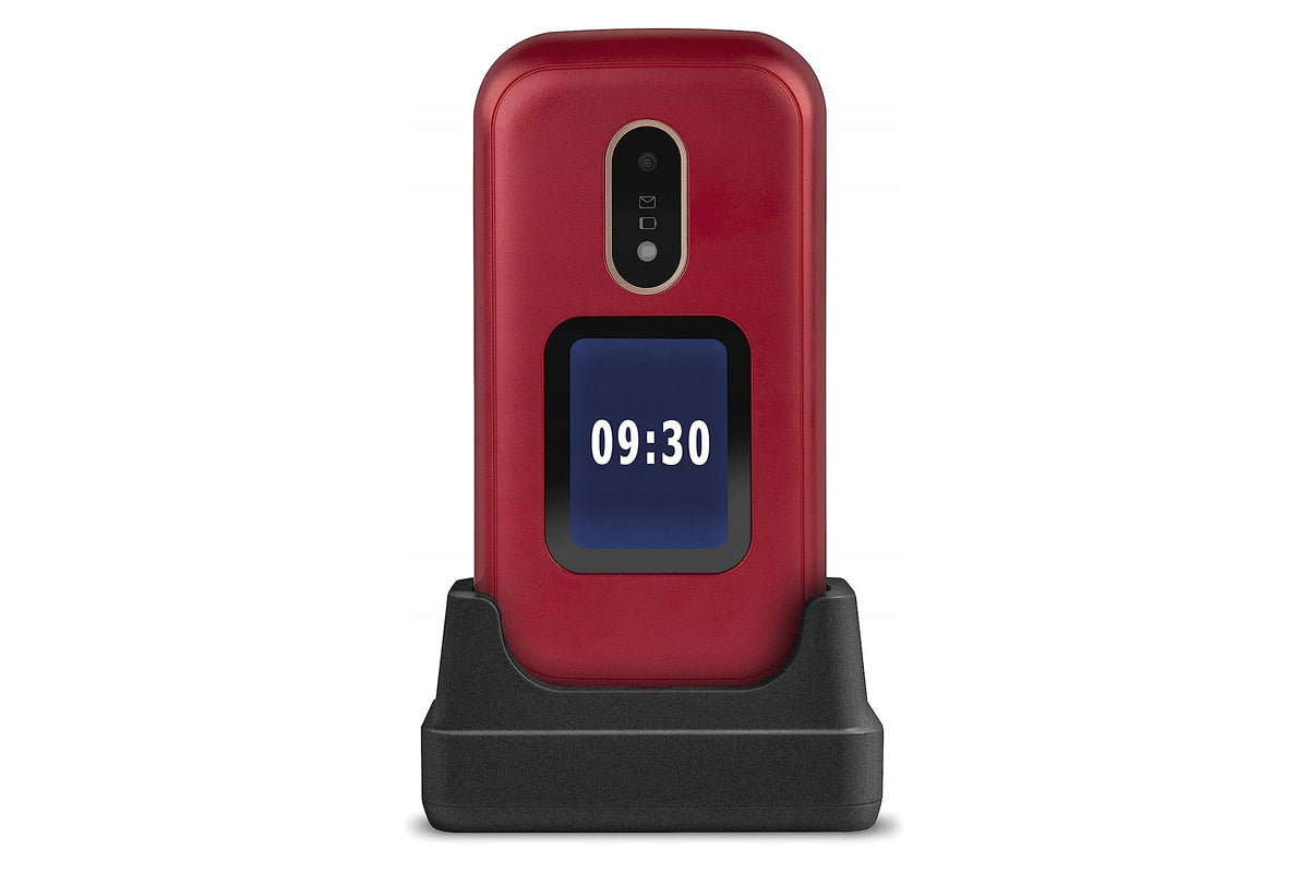 Mobile phone for seniors Doro 6061 Red Built-in memory 16 GB