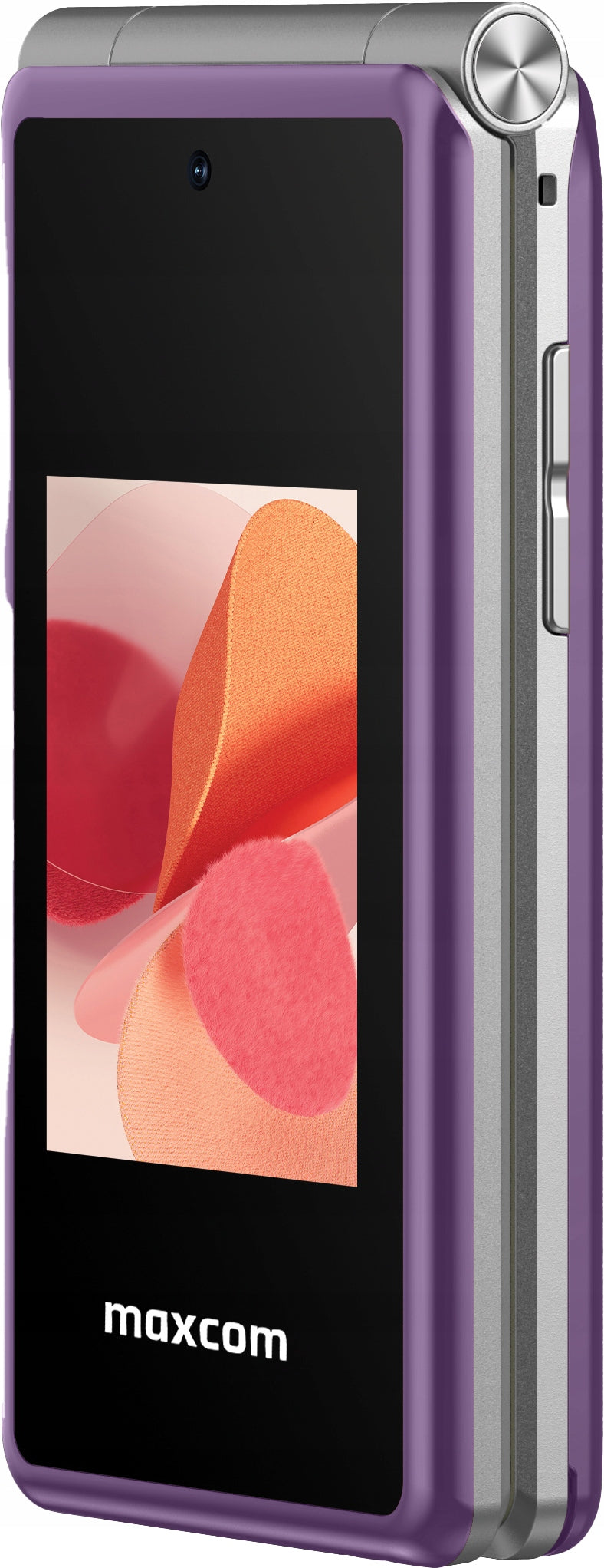 Mobile phone with flap MAXCOM Comfort MM835 L 4G Purple SOS Button Brand Maxcom