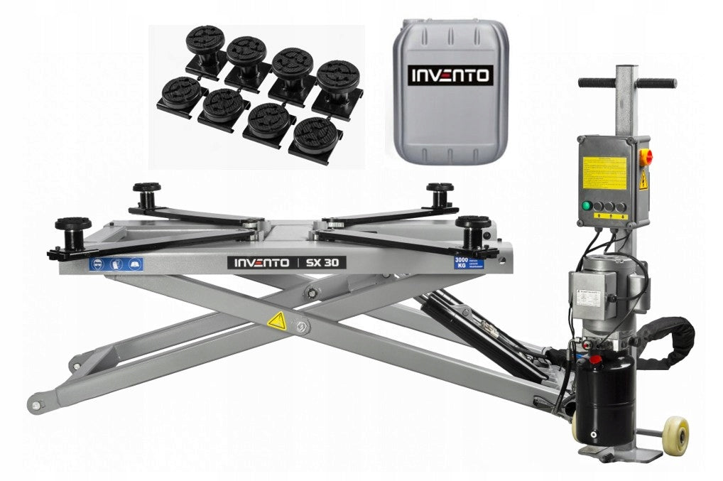 Mobile scissor lift INVENTO SX30 3T 230V 1,3m + OIL 10L