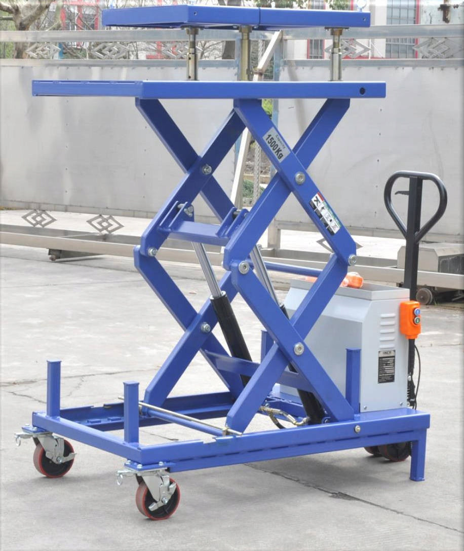 Mobile scissor lift table 1,5t Well Kraft BS120E Manufacturer code 011386