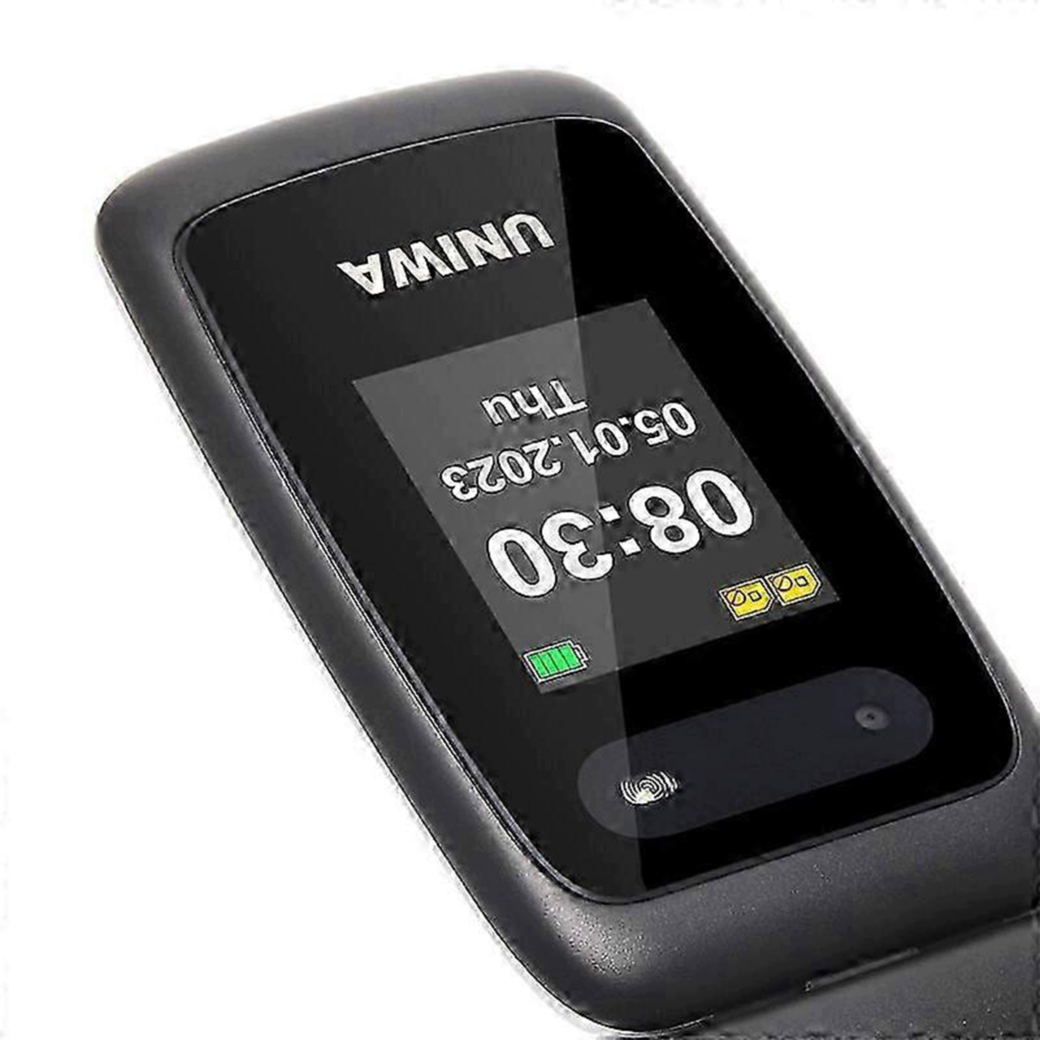 Mobile senior phone Uniwa V202T 48 MB / 128 MB 4G (LTE) black Headphones included no