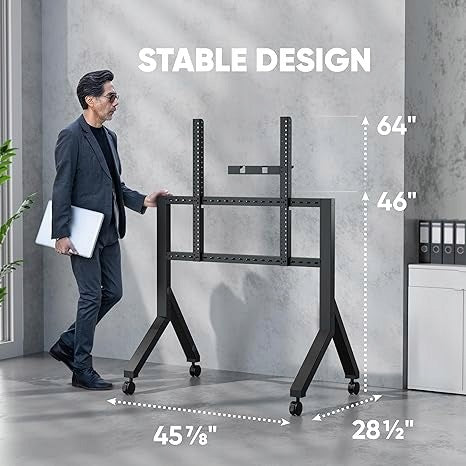 Mobile stand ONKRON for TV 70-110" on wheels VESA 1000x800 Manufacturer code TS2081-B