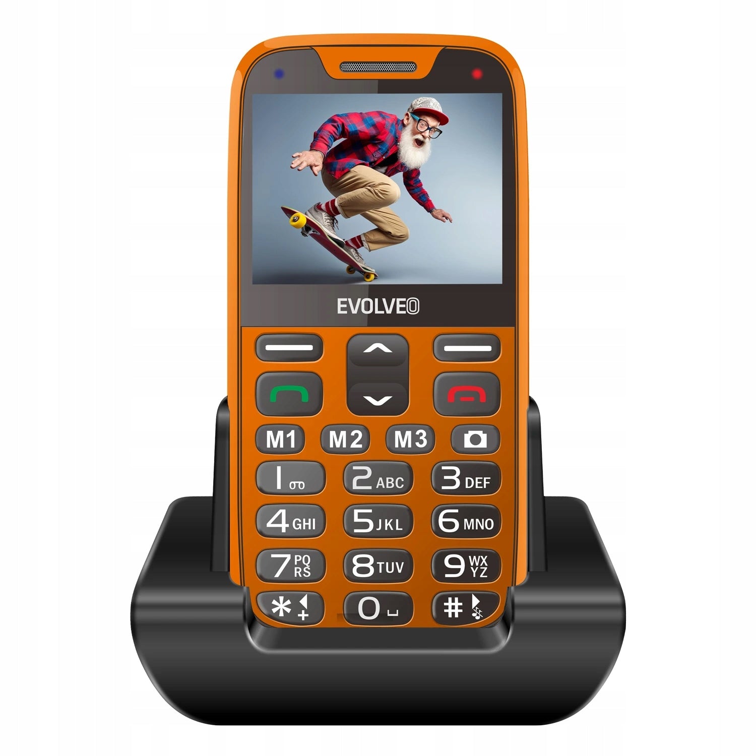 Mobilní telefon Evolveo StrongPhone G9 32 MB / 32 MB 2G oranžový Brand Evolveo