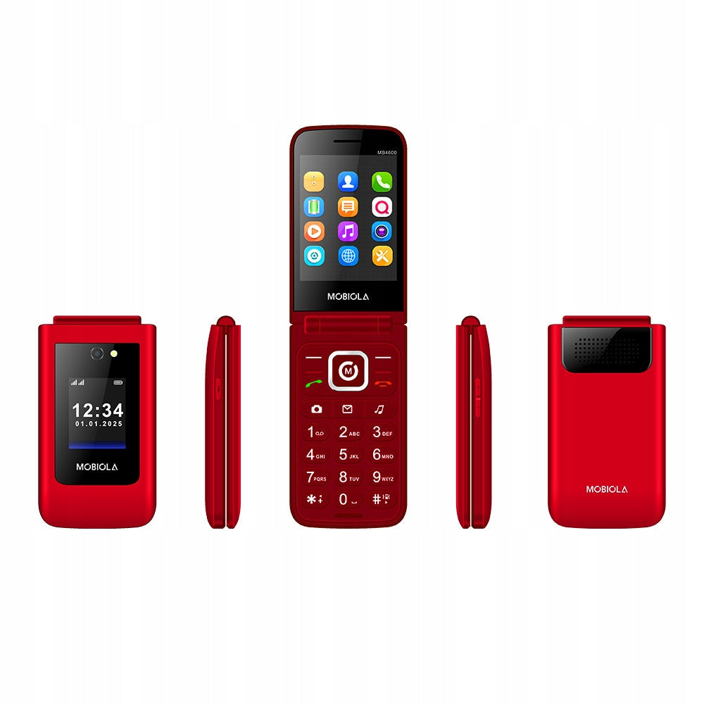 Mobilní telefon Mobiola MB4600 32 MB / 64 MB 4G (LTE) červený Built-in memory 64 MB