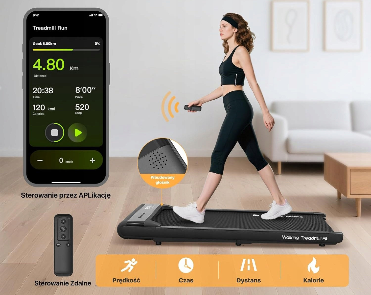 Mobvoi HOME Walking Pad Fit Electric treadmill 6km/h max. 120 kg Packaging status original