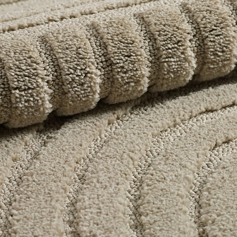 Modern 3D carpet, for bedroom living room beige 240 cm x 340 cm certificate Length 340 cm