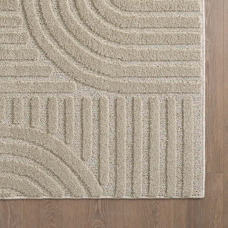 Modern 3D carpet, for bedroom living room beige 240 cm x 340 cm certificate Manufacturer code ART2403401121BEIGE