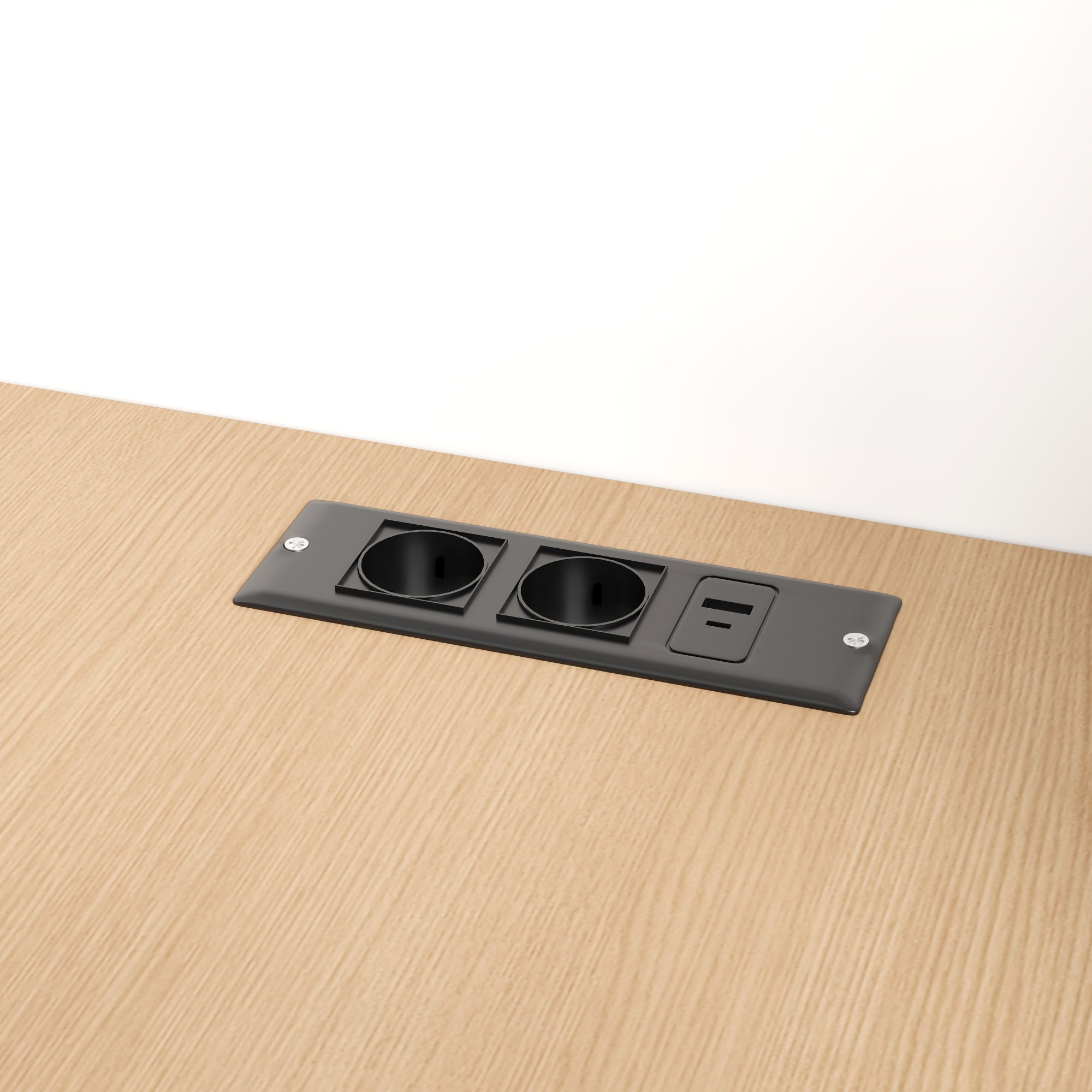 Modern Desk With Bookcase 2in1 Folding With Outlet USB Adjustable Shelves Brand no brand