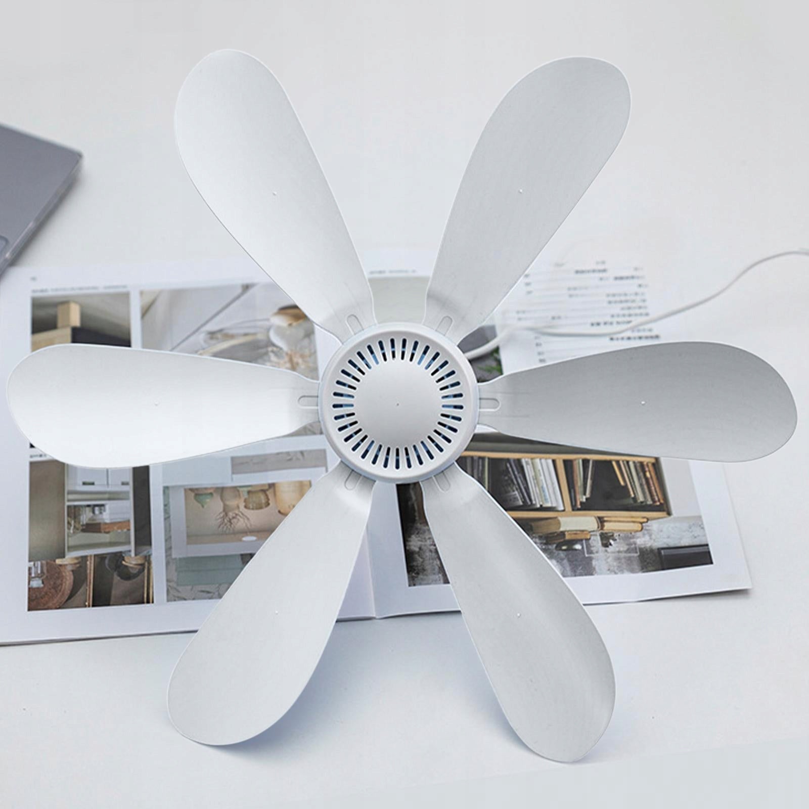 Modern Mini USB Ceiling Fan Hanging Quiet Type fresh air heater