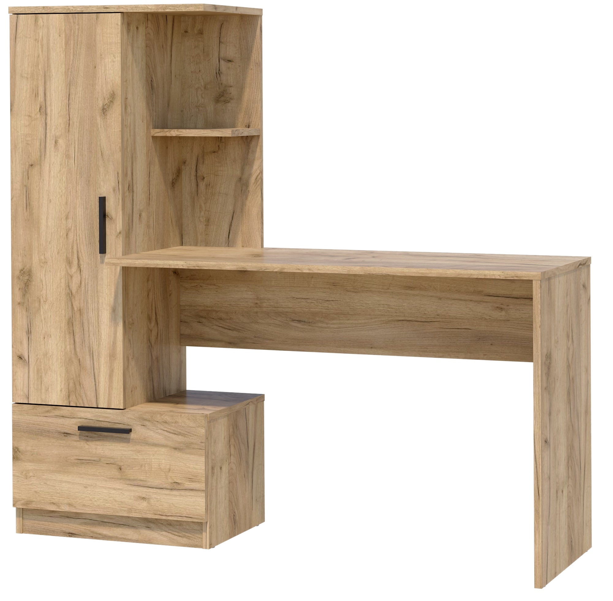 Modern desk with bookcase REGI CRAFT BOOKCASE DESK DRAWER HANDLES STYLE EAN (GTIN) 5903855718845