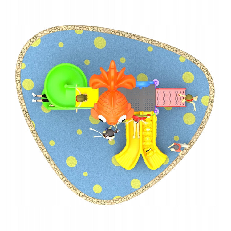 Modern square toys slide Brand no brand