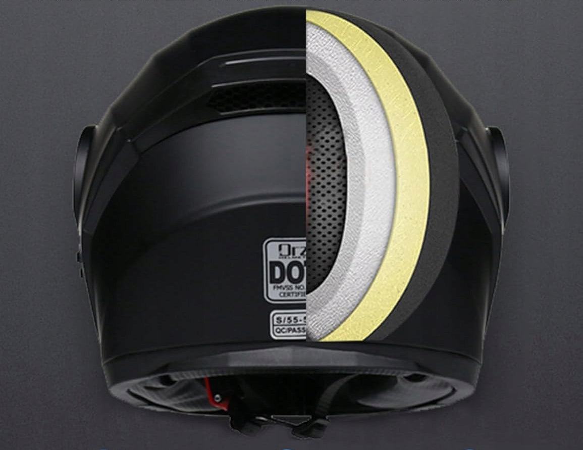 Modular Motorcycle Helmet with Double Layer Visor Flip-Up KASK for intercom Manufacturer's catalog number KASKI DOUBLE