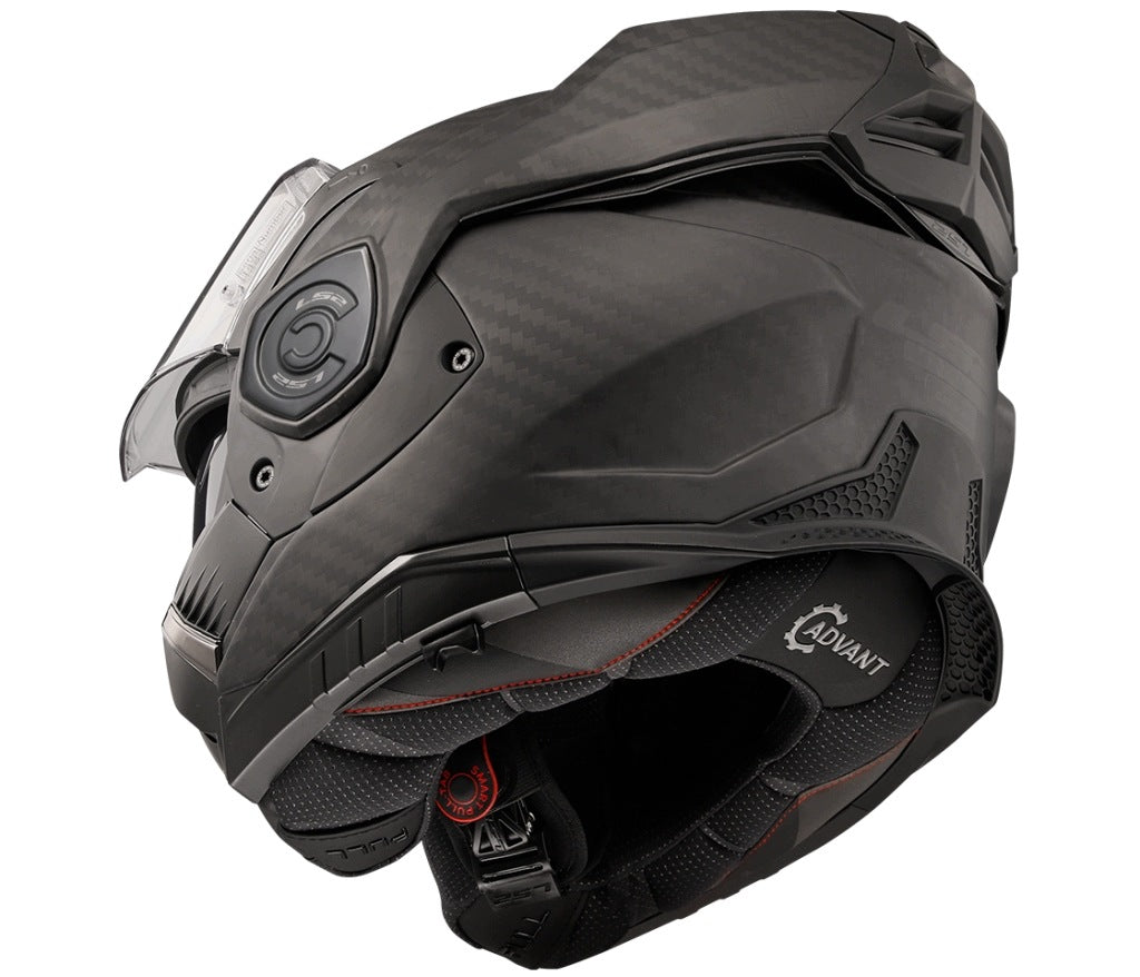 Modular motorcycle helmet LS2 FF901 Advant X 100% Carbon Solid XL Manufacturer's catalog number KASK LS2 FF901