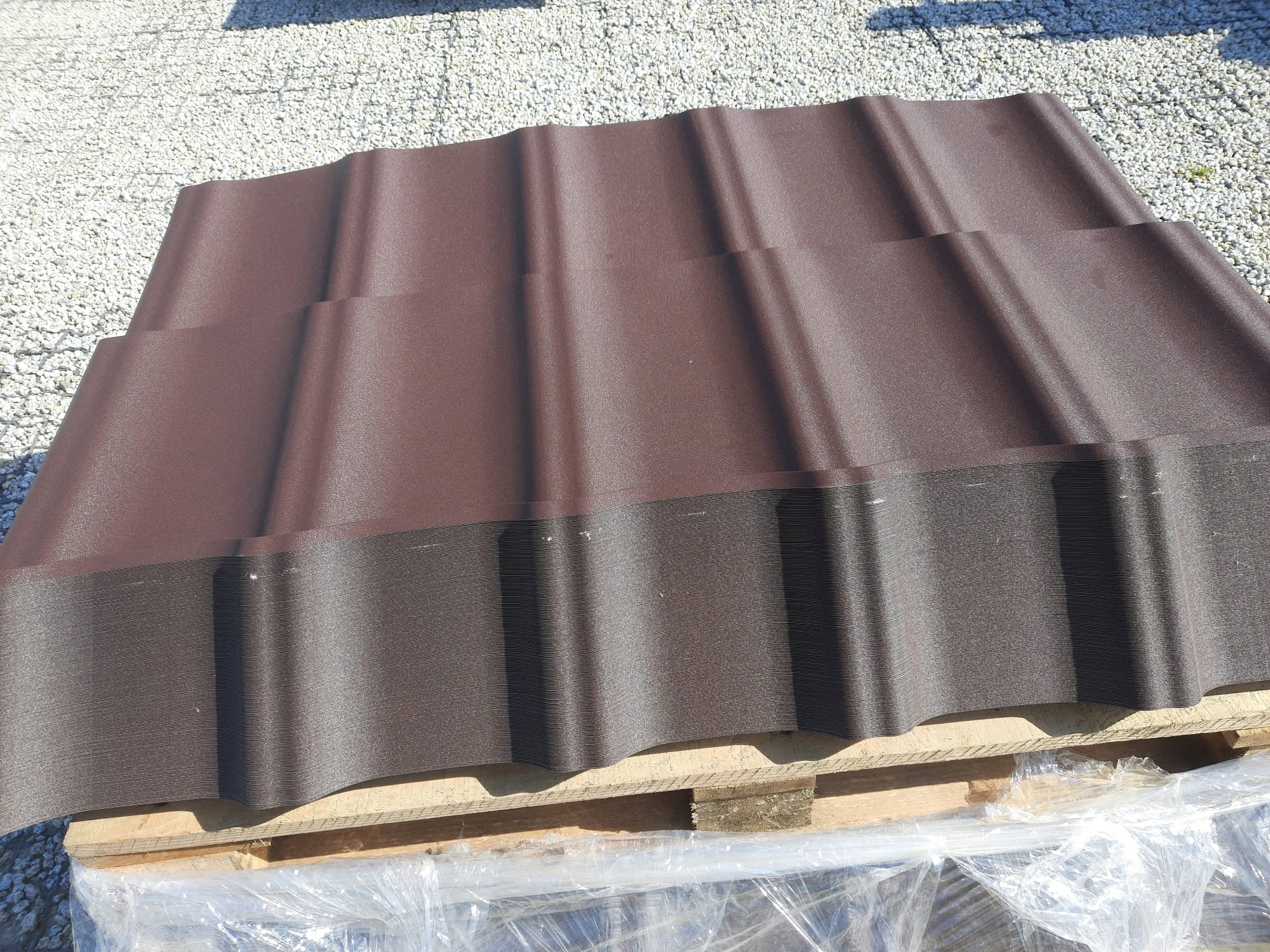 Modular roof tile R8017 mat corrugated roof Packaging status original
