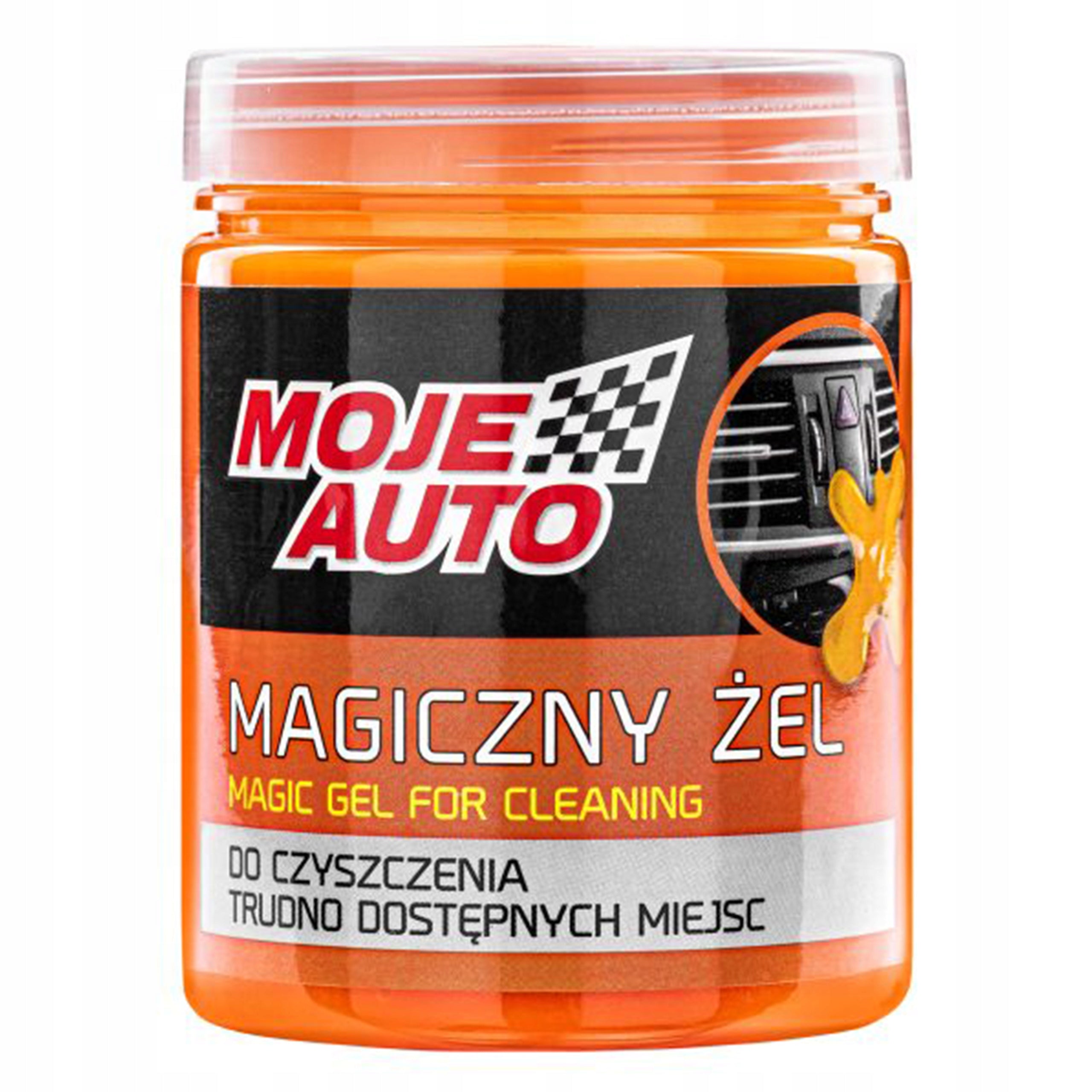 Moje auto magic cockpit gel for cleaning in a slime glue box Packaging status original