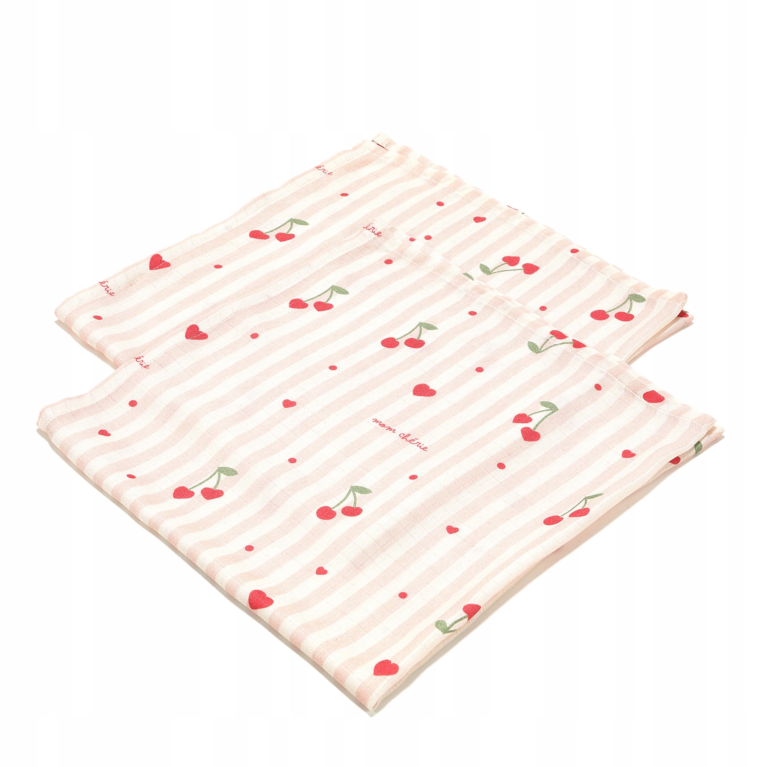 Mom Cherie Diaper Set 100% Bamboo Muslin 2 Pack - La Millou Brand La Millou