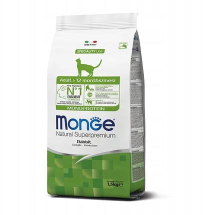 Monge Cat Adult Monoprotein with Rabbit 1,5kg