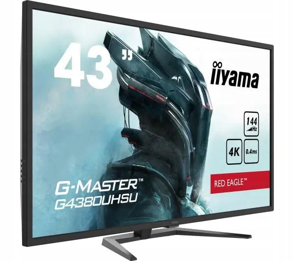 Monitor 144Hz 4K 43 inches 0,4ms VA iiyama G-Master Red Eagle G4380UHSU-B1 Packaging status original