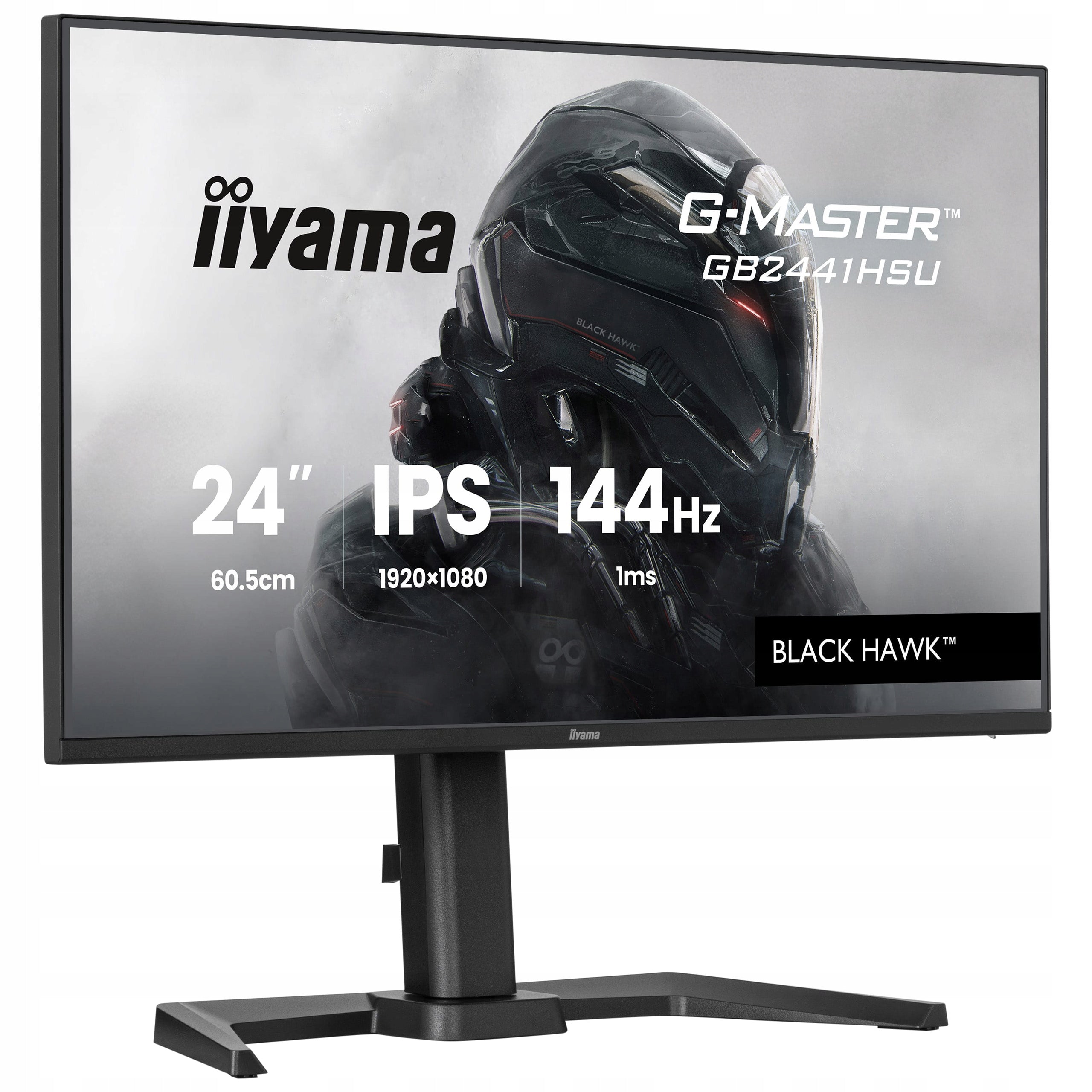 Monitor 24" iiyama G-Master GB2441HSU-B1 FHD IPS LED 144Hz 1ms HDMI DP VESA Packaging status original