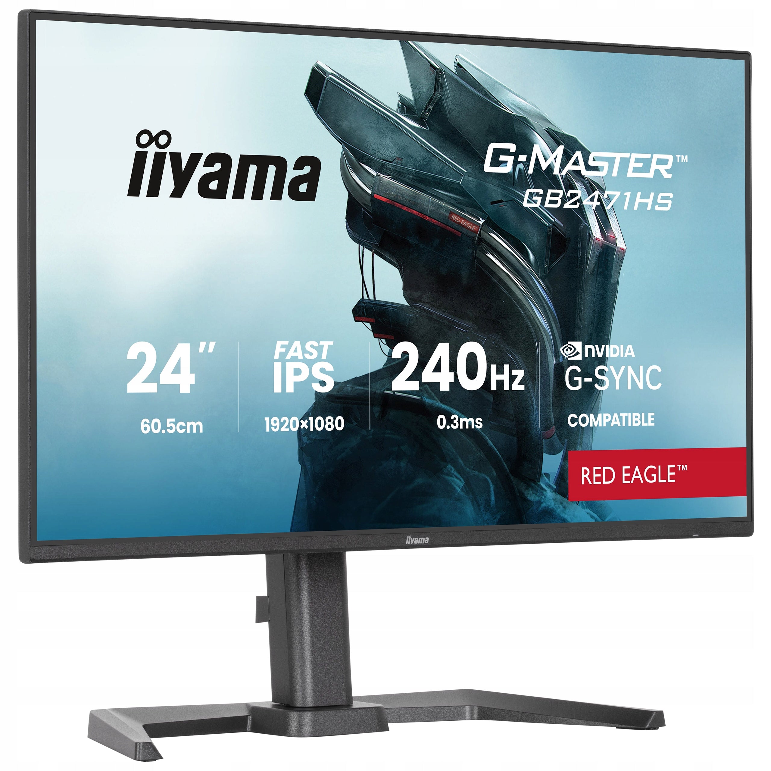 Monitor 24 iiyama G-Master GB2471HS-B1 FHD IPS LED 240Hz 0.3ms HDMI PIVOT Manufacturer code GB2471HS-B1