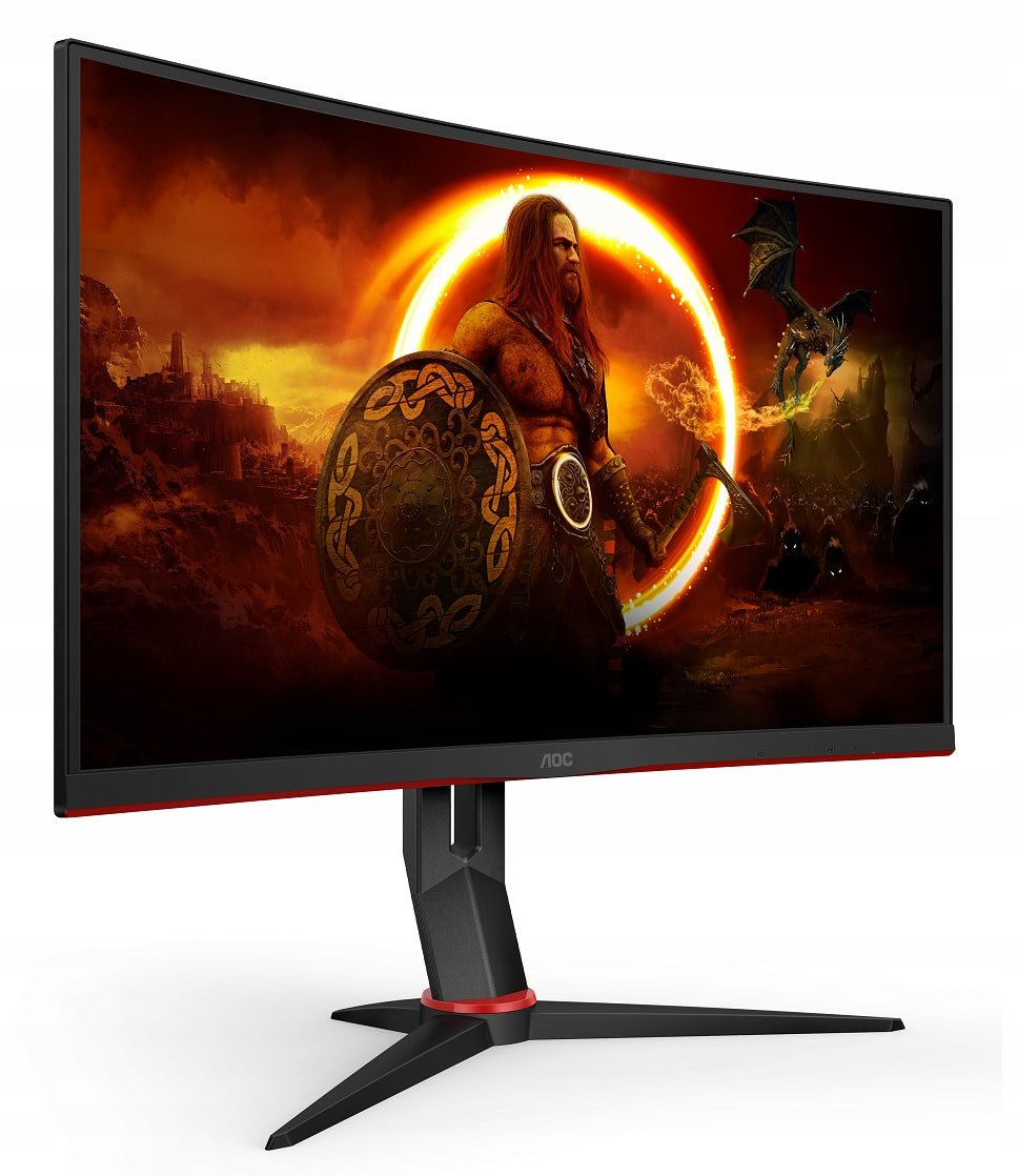 Monitor 27" AOC C27G2U/BK Full HD VA 165Hz 1ms DP HDMIx2 Curved Color black