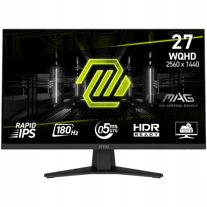 Monitor 27" MSI MAG 274QF | 2560x1440 (WQHD) | 180Hz | 0.5ms | Rapid IPS |
