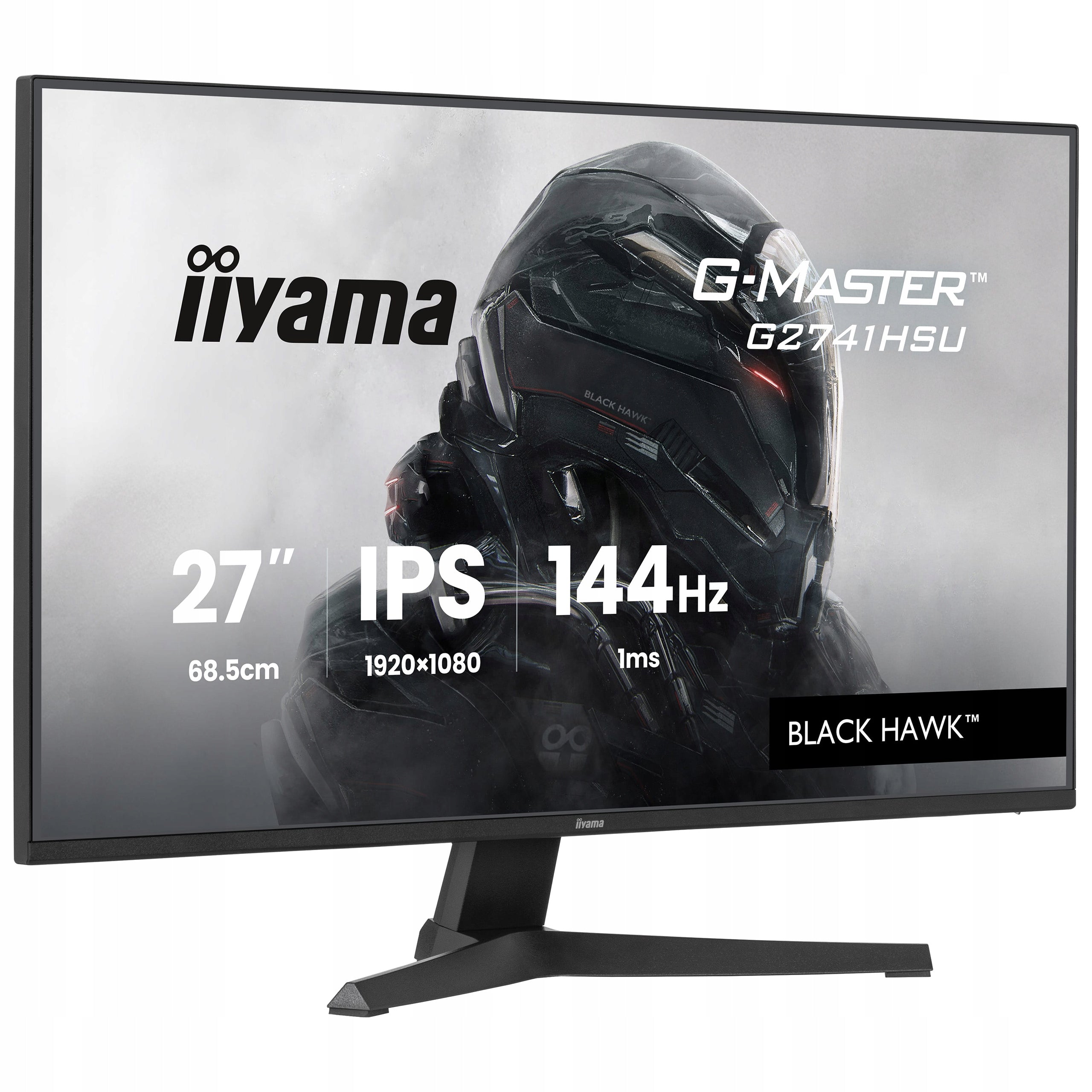 Monitor 27" iiyama G-Master G2741HSU-B1 FHD IPS LED 144Hz 1ms HDMI DP VESA EAN (GTIN) 4948570126330