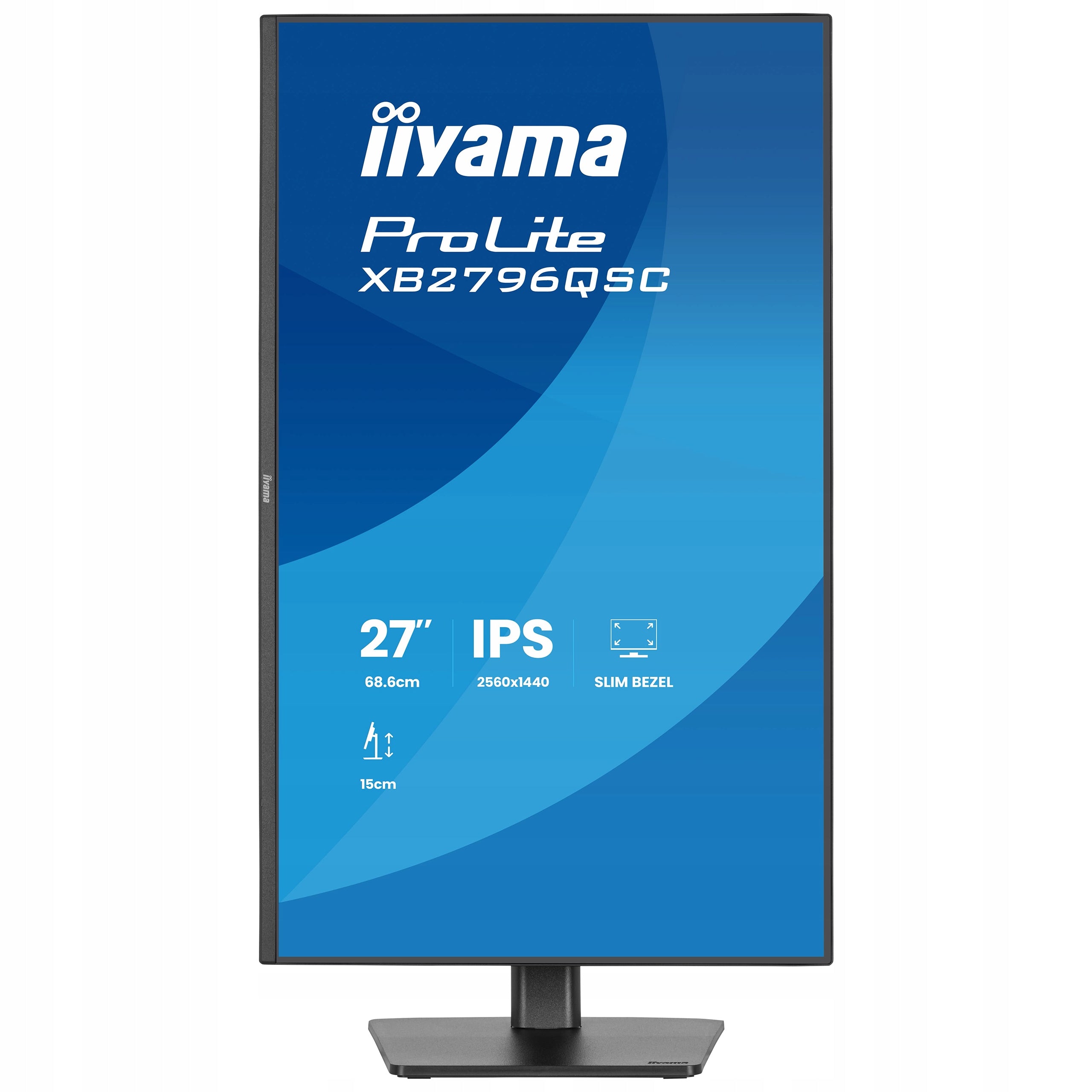 Monitor 27" iiyama ProLite XB2796QSC-B1 WQHD IPS LED HDMI USB-C PIVOT VESA Packaging status original