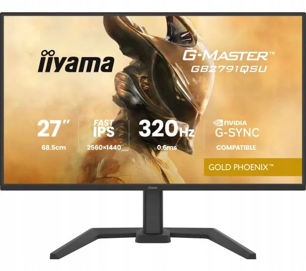 Monitor 27 inches iiyama G-Master Gold Phoenix GB2791QSU-B1 2K Fast IPS 320Hz