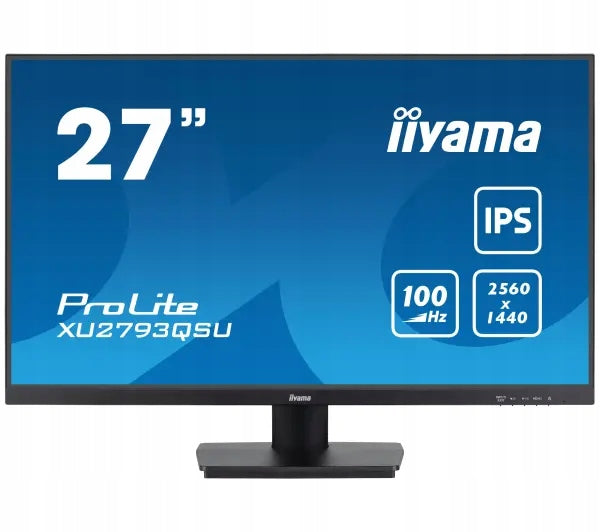 Monitor 2K 27 inches iiyama ProLite XU2793QSU-B7 IPS 100Hz 1ms speakers