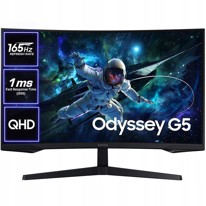 Monitor 32" Samsung Odyssey G5 | 2560x1440 (WQHD) | VA | 165Hz | 1ms