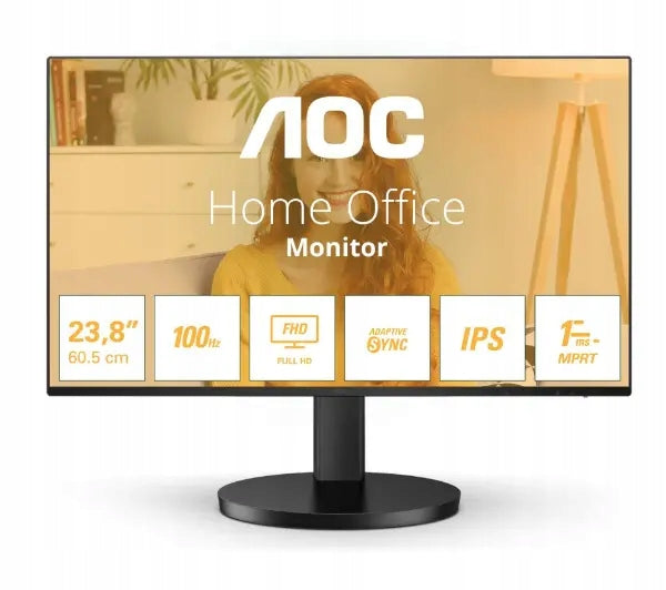 Monitor AOC 24B3HA2 23,8'' Full HD IPS 100Hz 1ms MPRT Speakers