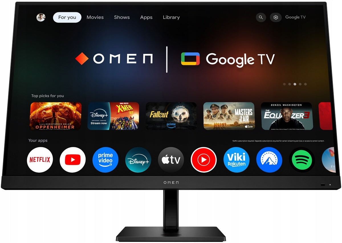 Monitor HP Omen 32x 4K Gaming Smart UHD IPS 144Hz HDR HDMI USB-C Google TV