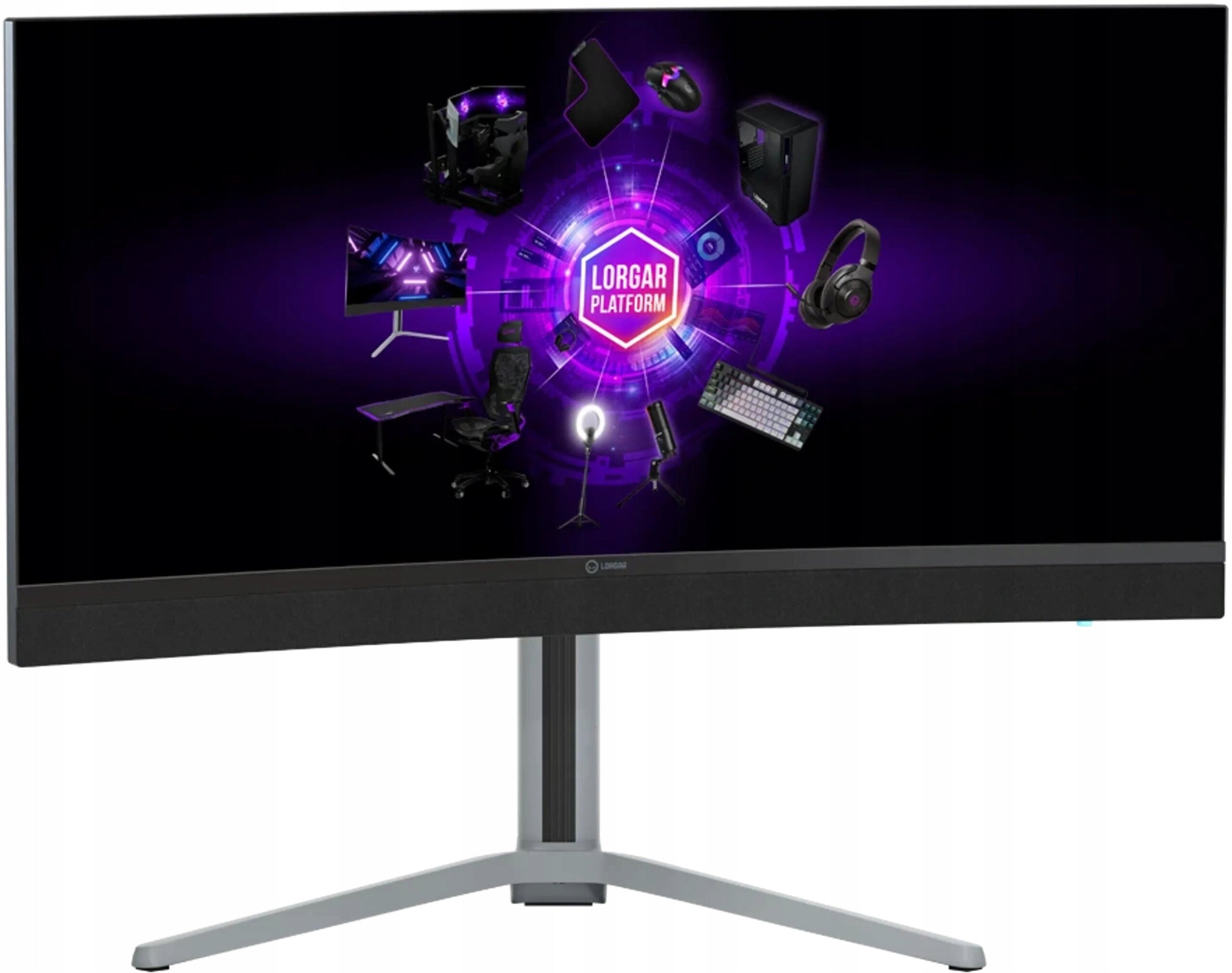 Monitor LORGAR Pro 34MP1 34" 3440x1440px 180Hz 1 ms Curved Model LRG-34MP1W180C-GY