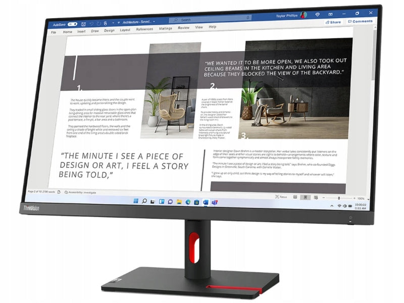 Monitor Lenovo ThinkVision S27i-30 27" FHD IPS 16:9 100Hz Brand Lenovo
