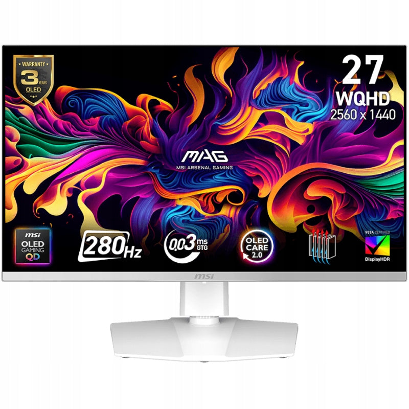 Monitor MSI MAG 272QPW QD OLED X28 2560 x 1440 (WQHD) 280 Hz