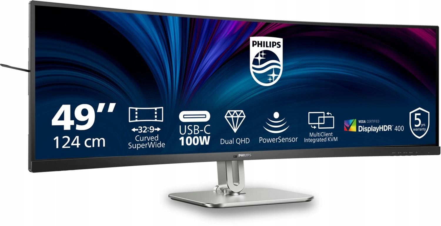 Monitor Philips 49B2U5900C/00 - 75Hz DQHD VA 48.8" Packaging status original