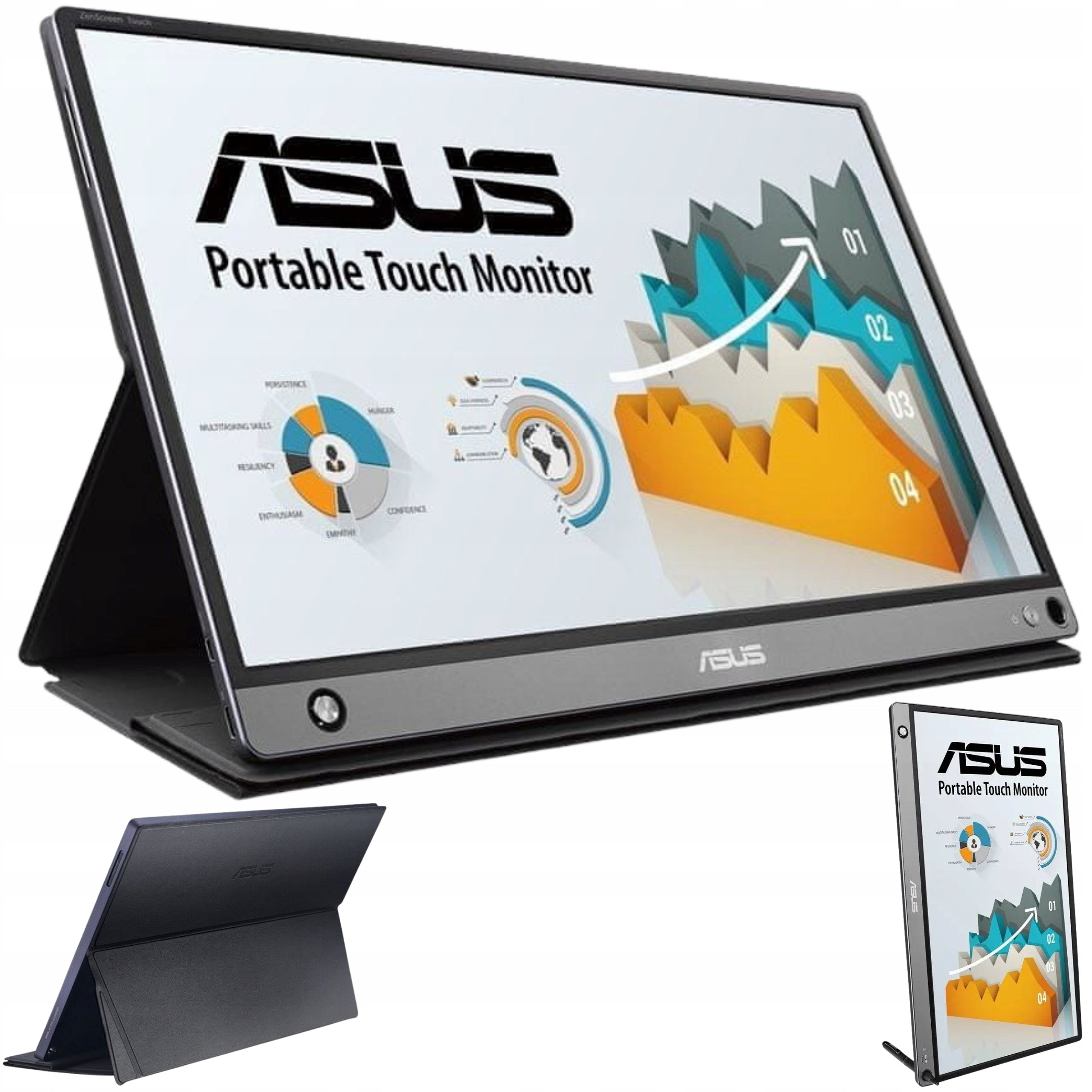 Monitor Portable Touch LED Asus MB16AMT 15,6" 1920 x 1080 px IPS / PLS
