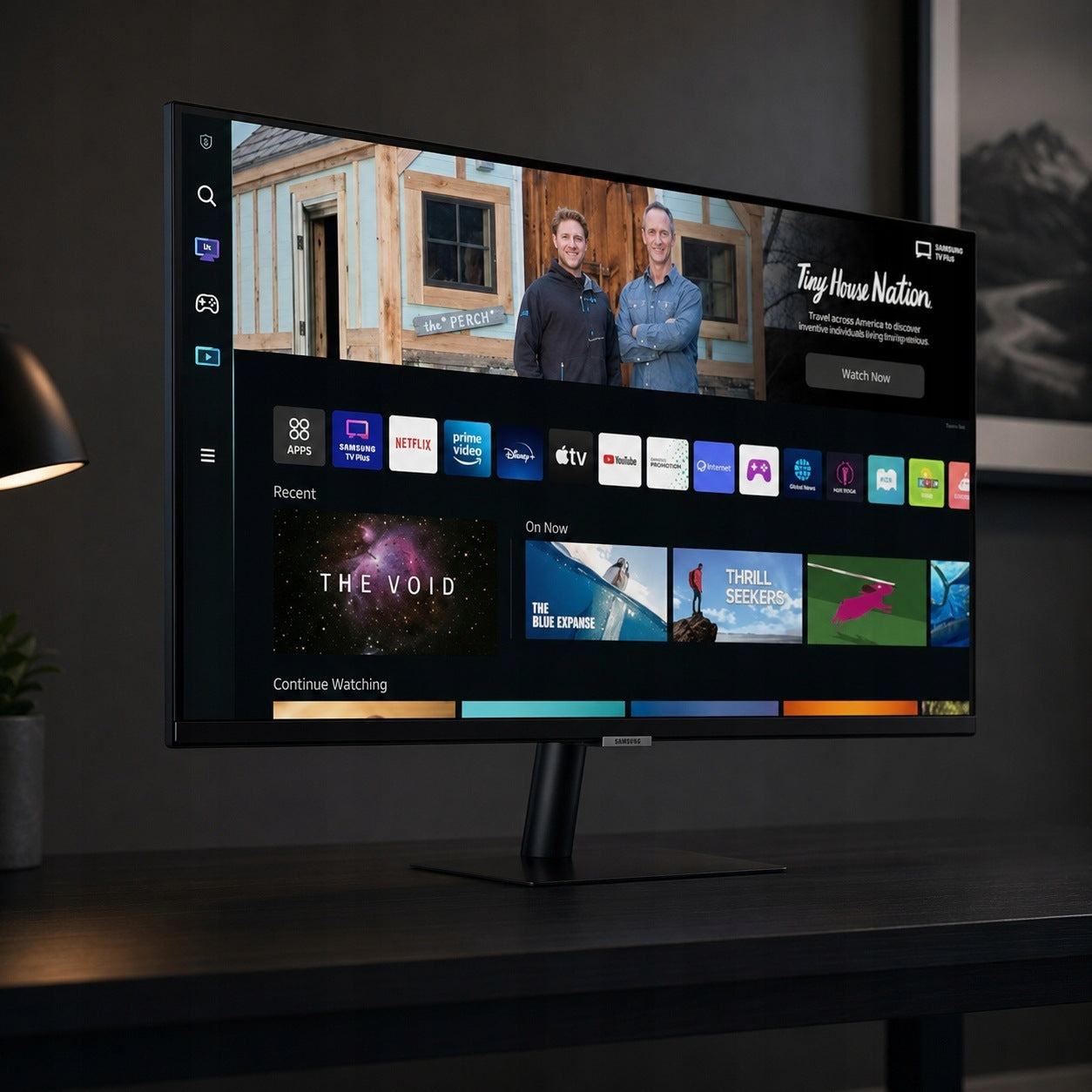 Monitor Samsung 27" Cali Smart M5 LS27BM500EUXEN Black 60Hz 4ms 1920x1080 Manufacturer code LS27BM500EUXEN