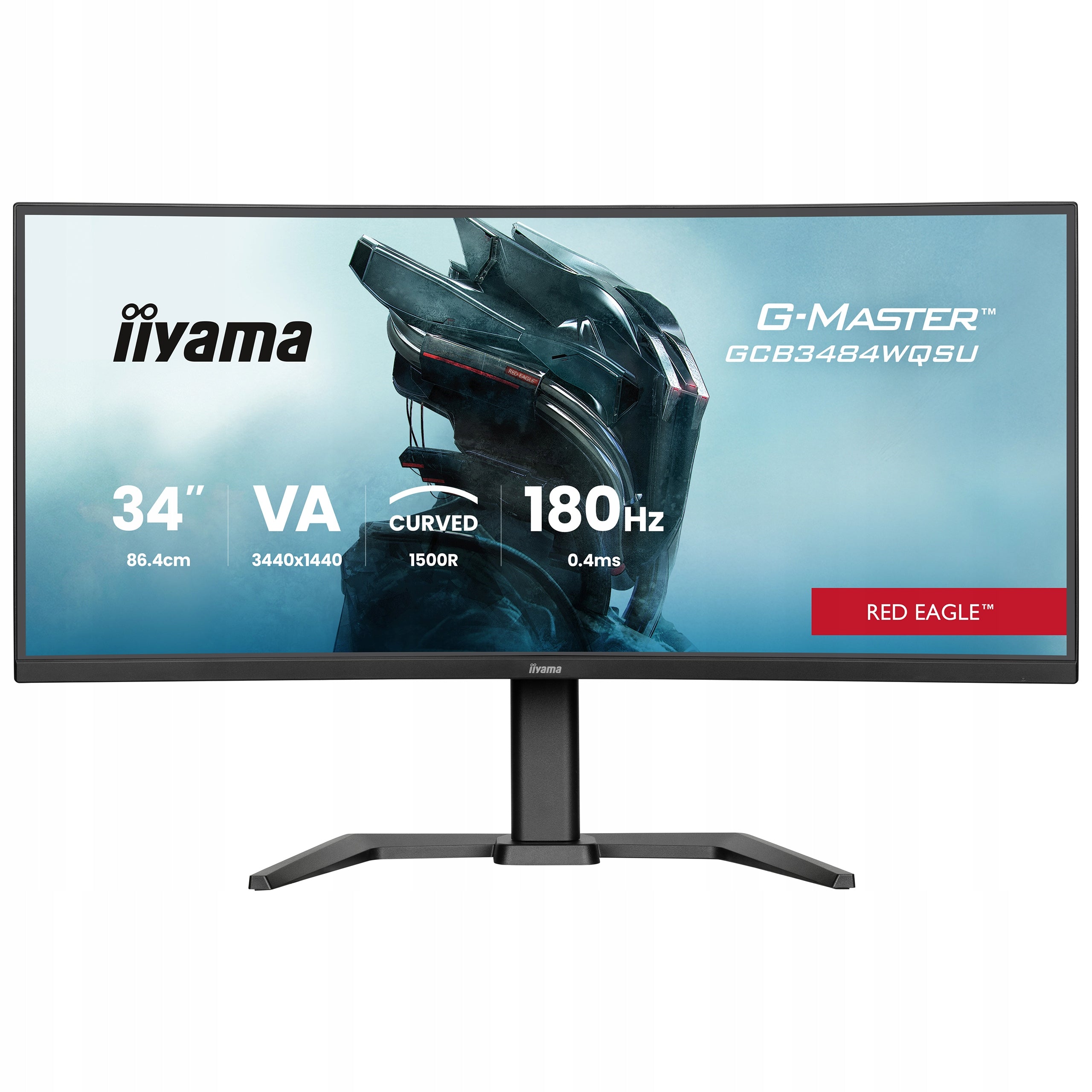 Monitor curved 34" iiyama G-Master GCB3484WQSU-B1 UWQHD VA LED 180Hz
