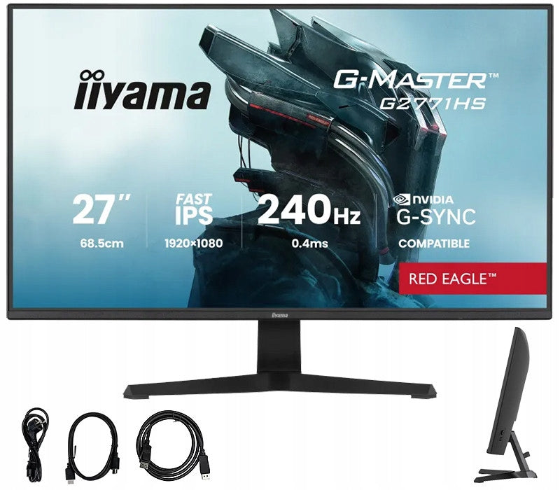 Monitor iiyama G-Master G2771HS-B1 Red Eagle 27 IPS LED 240Hz 0,4ms HDMI DP