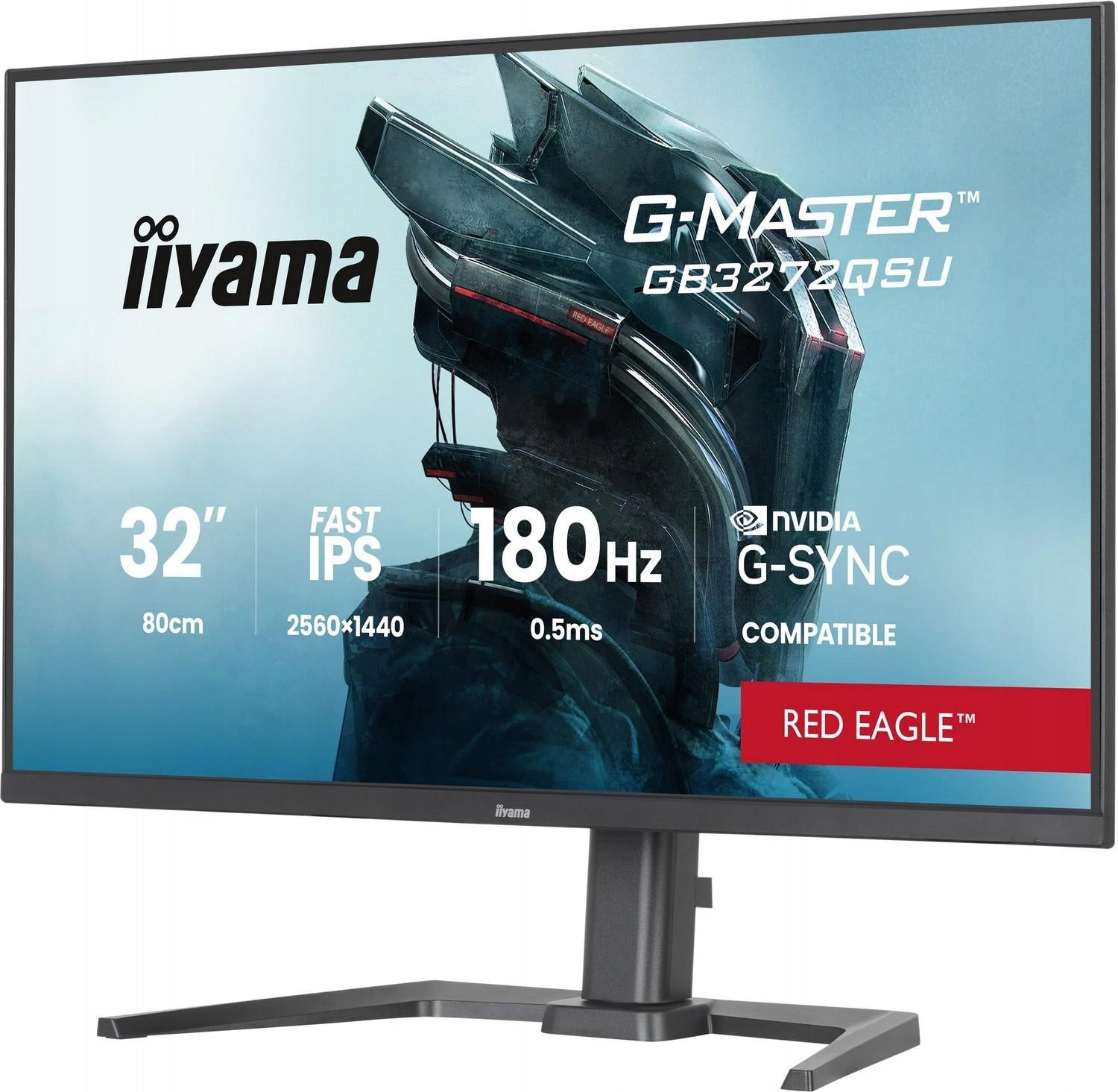 Monitor iiyama G-Master GB3272QSU-B1 Red Eagle - 180Hz QHD Fast IPS 31.5" Brand iiyama