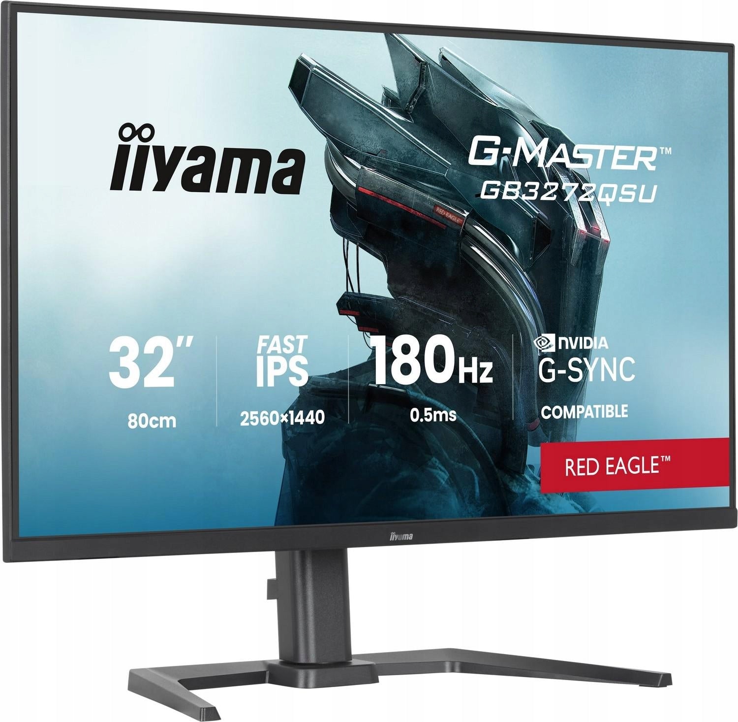 Monitor iiyama G-Master GB3272QSU-B1 Red Eagle - 180Hz QHD Fast IPS 31.5" Packaging status original