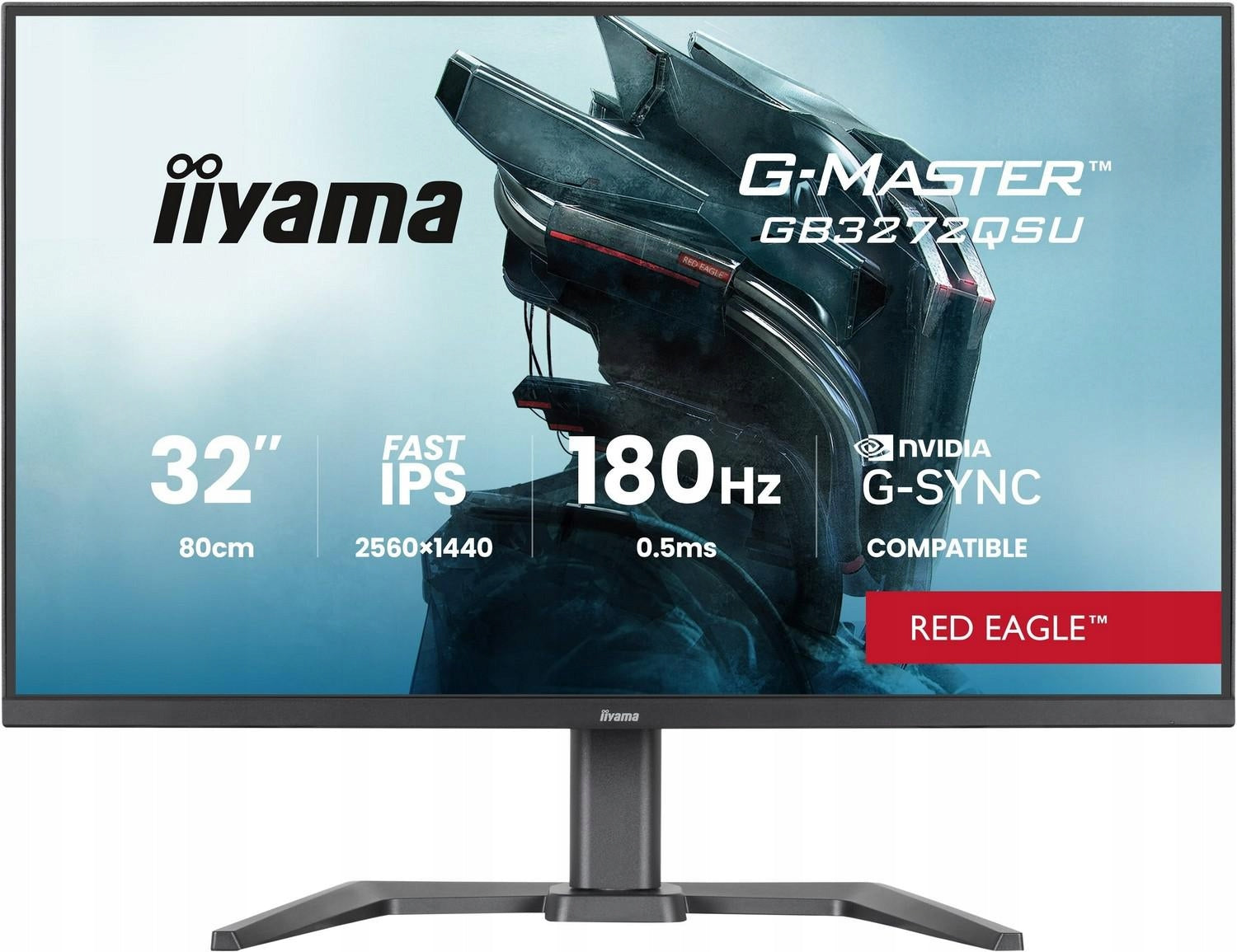 Monitor iiyama G-Master GB3272QSU-B1 Red Eagle - 180Hz QHD Fast IPS 31.5"
