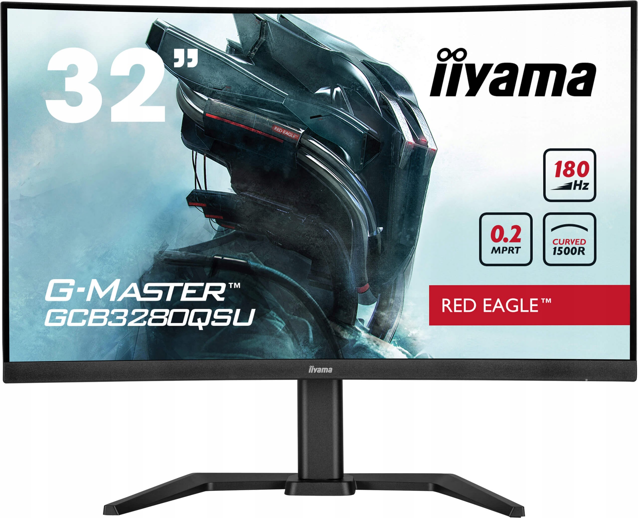 Monitor iiyama G-Master GCB3280QSU-B2 Red Eagle 32 curved VA LED, Model GCB3280QSU-B2