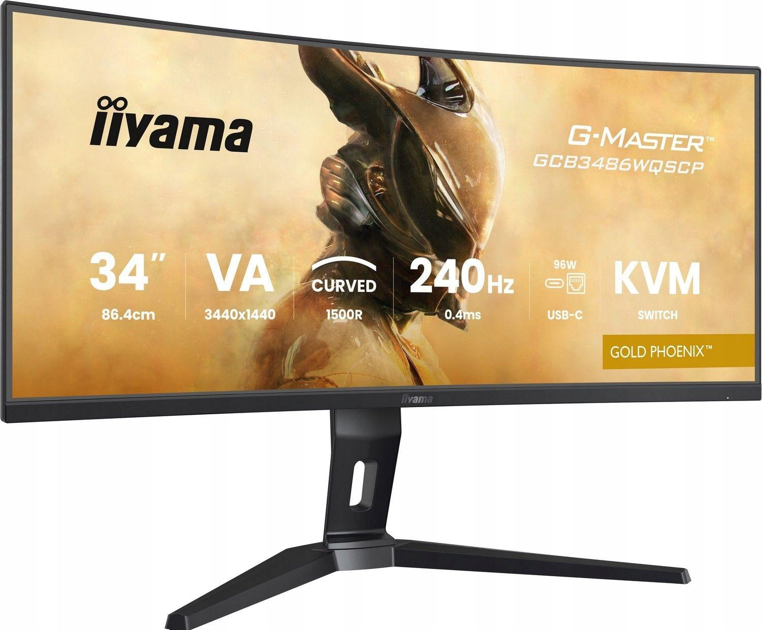 Monitor iiyama G-Master GCB3486WQSCP-B1 Gold Phoenix Brand iiyama