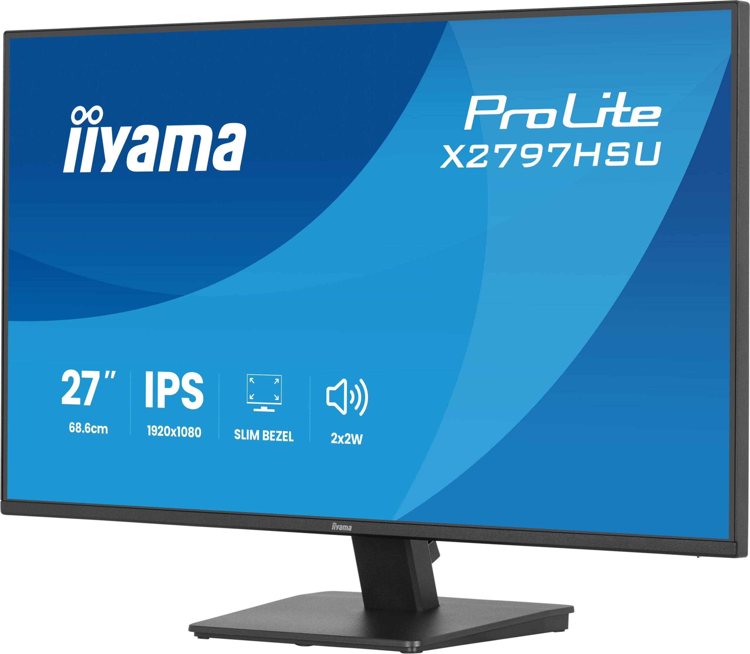 Monitor iiyama ProLite X2797HSU-B1 27 IPS LED 120Hz /HDMI, DP/ Eye Comfort Manufacturer code X2797HSU-B1